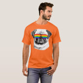 Pug Pride Zonnebril T-shirt (Voorkant volledig)