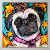 Pug Prince Poster (Voorkant)