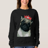 Pug Princess Classic T-Shirt 718 (Voorkant)