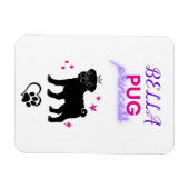 "PUG PRINCESS" MAGNEET (Horizontaal)