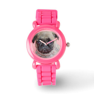 Pug Princess polshorloge Horloge