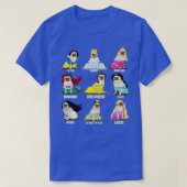 Pug Princesses T-shirt (Design voorkant)