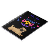 Pug Proud Dog mama Notitieboek (Linkerzijde)