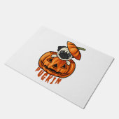 Pug Pumpkin Halloween Pugkin Costume for Pug Dog Deurmat (Schuin)