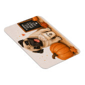 Pug Pumpkin Spice Magneet (Rechterzijde)