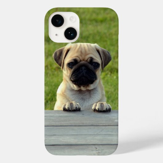Pug Pup Cute Photo Case-Mate iPhone Case (Achterkant)