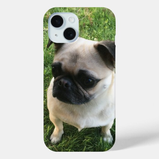 Pug Pup foto Case-Mate iPhone Case (Achterkant)