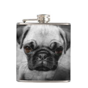 Pug Pup Heupfles
