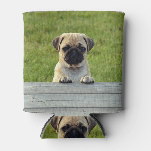 Pug Pup Koelbox Blikjeskoeler (Voorkant)