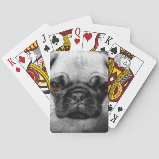 Pug Pup Speelkaarten (Achterkant)