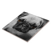 Pug Pup Tegeltje (Zijkant)