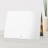 Pug Pupp Autumn Delight Pompoen Kaart (Achterkant)