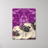 Pug Puppies Canvas Afdruk (Voorkant)