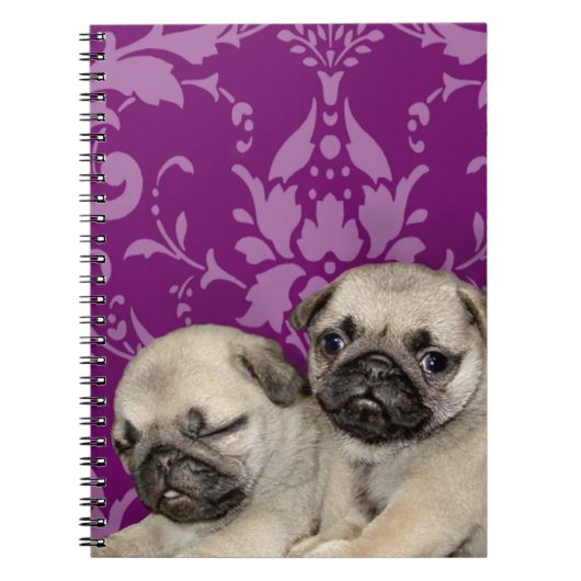 Pug puppies hond notitieboek (Voorkant)