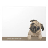 Pug Puppies Huisdier Notitieblok (Voorkant)
