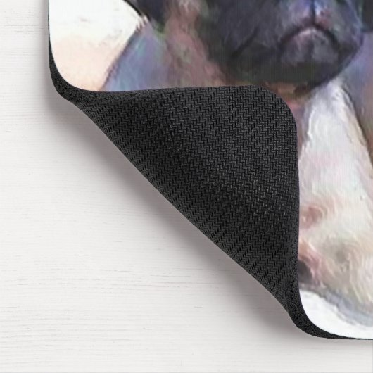 pug puppies mousepad muismat (Hoek)