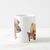 Pug Puppy and Shoe Koffiemok (Center)