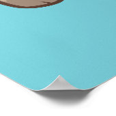 Pug Puppy Cartoon Poster (Hoek)