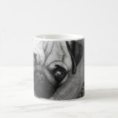 Pug Puppy Dog Art Koffiemok (Center)