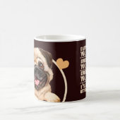 Pug Puppy Dog Elke snack die je maakt Koffiemok (Center)