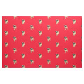 Pug Puppy Dog Fabric Stof (Fat Quarter)