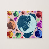 Pug Puppy Dog Love Hearts Legpuzzel (Horizontaal)