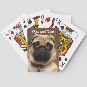 Pug Puppy Dog Pokerkaarten
