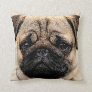 Pug Puppy Dog Square Throw Cushion Kussen