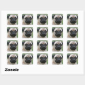 Pug Puppy Dog Stickers (Vel)