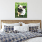 Pug Puppy Foto Canvas Afdruk (Insitu (Slaapkamer))