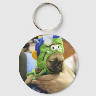 Pug Puppy Frankenpug 2 Sleutelhanger