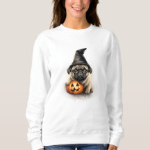 Pug Puppy Halloween Sweatshirt