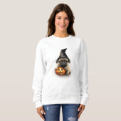 Pug Puppy Halloween Sweatshirt (Voorkant volledig)