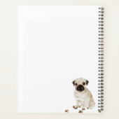 PUG puppy hond liefde bruiloft Planner (Achterkant)