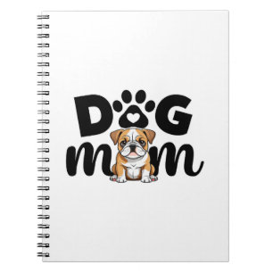 Pug Puppy Hond Moeder Hond Liefhebber Notitieboek