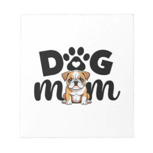 Pug Puppy Honden Moeder Hondenliefhebber Notitieblok