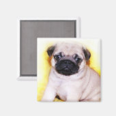 Pug Puppy magneet (Voorkant / Achterkant)