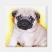 Pug Puppy magneet (Voorkant)