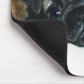 Pug Puppy Mousepad Muismat (Hoek)
