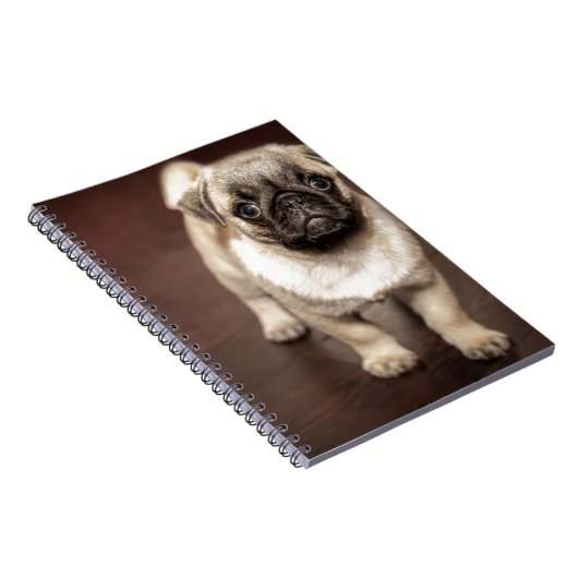 Pug Puppy Notitieboek (Rechterzijde)