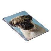 Pug Puppy Notitieboek (Rechterzijde)