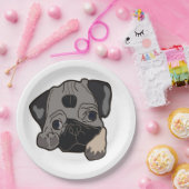 PUG PUPPY PAPIEREN BORDJE (Feest)