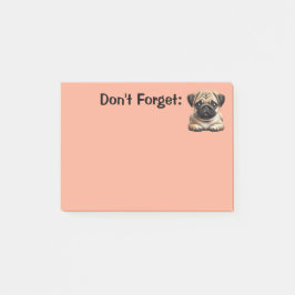 Pug Puppy Post-it® Notes