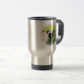 Pug Puppy Roestless Travel Mug Reisbeker (Voorkant rechts)