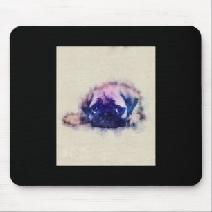 Pug Puppy Sketch Pug Hondenliefhebbers Gift Muismat