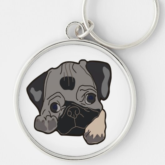 PUG PUPPY SLEUTELHANGER (Voorkant)
