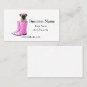 Pug Puppy Visitekaartje (Voorkant / Achterkant)