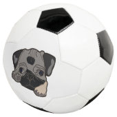 PUG PUPPY VOETBAL (Drie kwart)