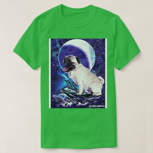 Pug Purhowl T-shirt (Design voorkant)
