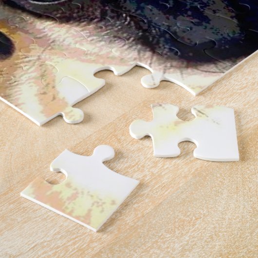 Pug puzzel met tin (Zijkant)